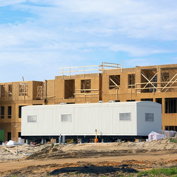 we typically deliver and set up our construction site office trailers within a few days of the order being placed